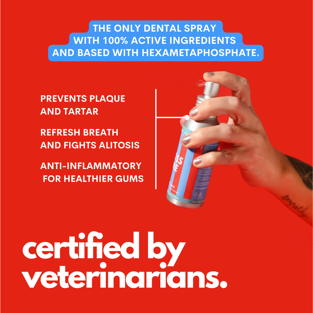 Kiss Me - Natuurlijke tandenspray tegen slechte adem voor honden