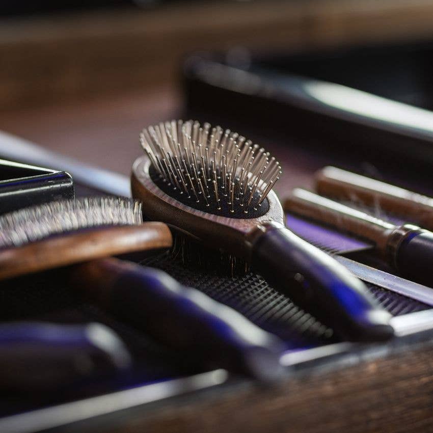 Barbershop slickerborstel voor honden – Croci