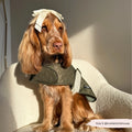 Luxe Quilted Dog Coat – Country Khaki | Cocker Spaniel