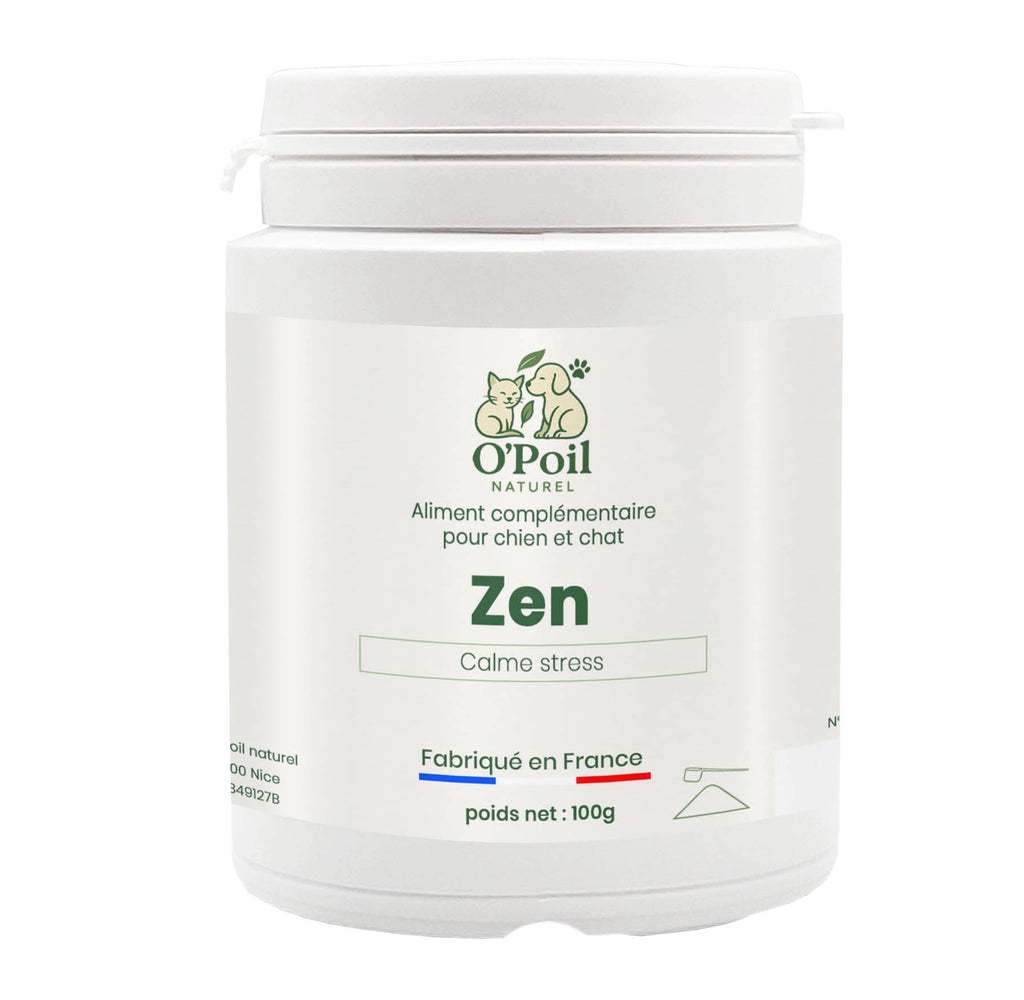 Zen Kalmerend Poeder voor Honden & Katten — Natuurlijke Stress- & Angstondersteuning