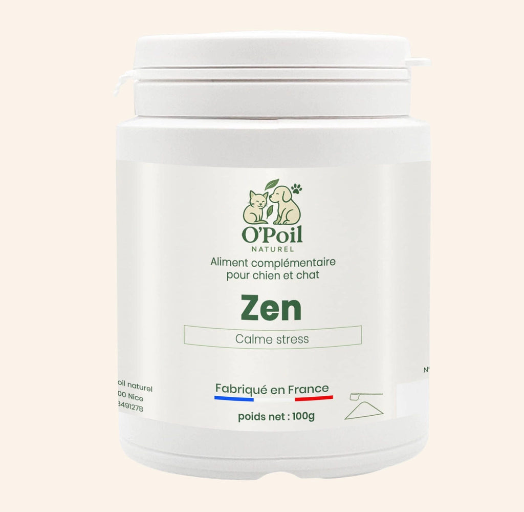 Zen Kalmerend Poeder voor Honden & Katten — Natuurlijke Stress- & Angstondersteuning